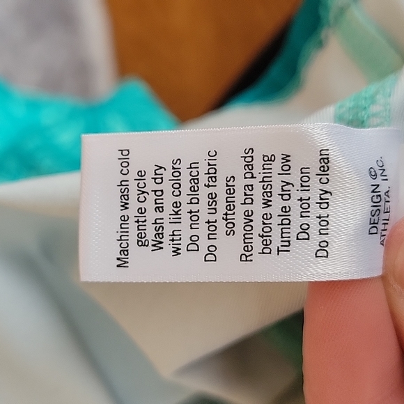 Athleta Seafoam Green Floral Tank Top, Women's Large, Excellent Condition! - Picture 7 of 7